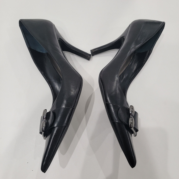 Nine West Black Women's Heels Size 8.5 - Picture 6 of 10